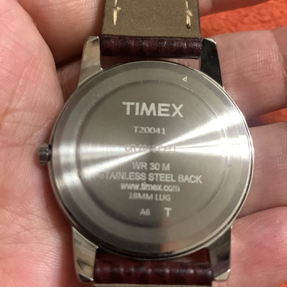 Timex Indiglo Wr30m Date Window Easy Read Dial Me… - image 5